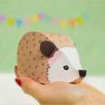 Igel Aus tonpapier Vorlage Großartig Igel Basteln Papier