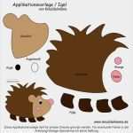 Igel Aus tonpapier Vorlage Süß Die Besten 25 Igel Vorlage Ideen Auf Pinterest