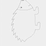 Igel Basteln Vorlage Zum Ausdrucken Cool Vorlage Igel Zum Malen Oder Basteln