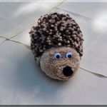 Igel Pompon Vorlage Erstaunlich Tierische Basteleien Bastelanleitung Für Den Igel