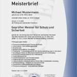 Ihk Berichtsheft Vorlage Nrw Einzigartig Ihk Geprüfter Meister Für Schutz Und Sicherheit Kaufen