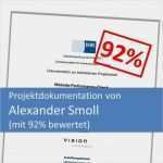 Ihk Projektdokumentation Vorlage Angenehm Projektdokumentation Von Alexander Smoll Mit Bewertet