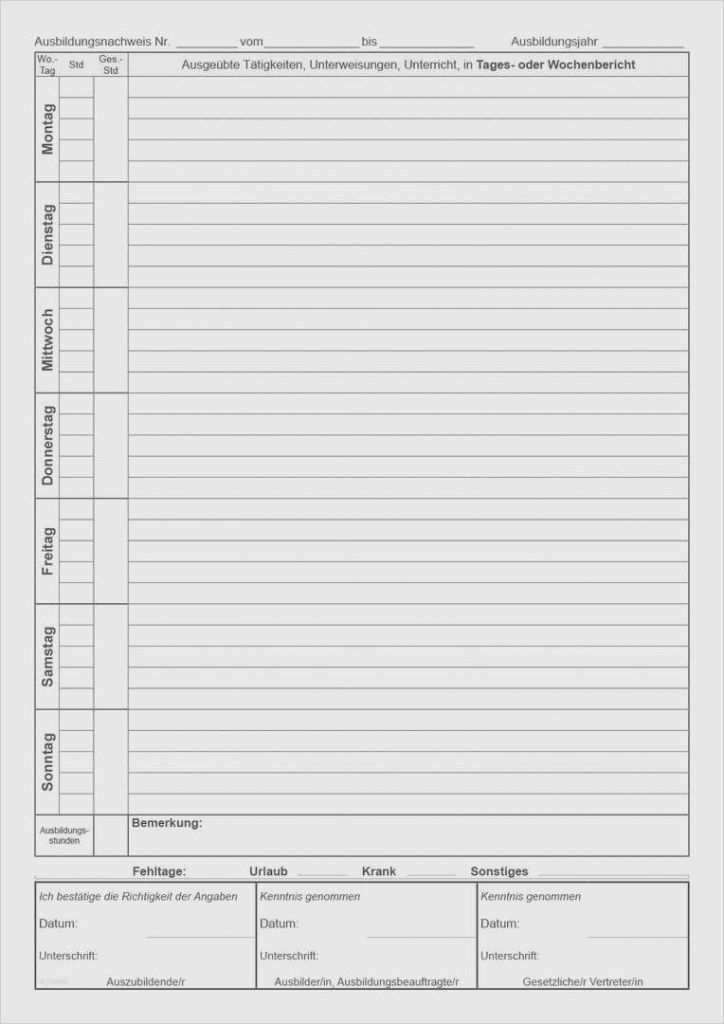 Ihk Wochenbericht Vorlage Schön Berichtsheft Tutorial Ihk Azubi Guide 48 Groen