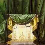 Illusionsmalerei Vorlagen Süß Otto Miller Godesberg Sketch Of the Main Curtain Barmen