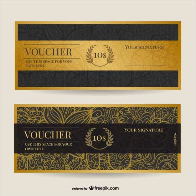 Illustrator Gutschein Vorlage Neu Vintage Gutschein Vorlage