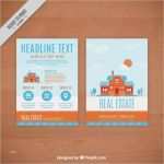 Immobilien Flyer Vorlage Genial Immobilien Flyer Mit Flachen Haus