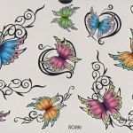 Impressum Kleingewerbe Vorlage Gut Temporary Tattoo Schmetterlinge Bunt Rot