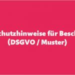 Impressum Vorlage Dsgvo Beste Datenschutz Informationen Für Beschäftigte Dsgvo Muster