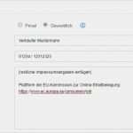 Impressum Vorlage HTML Erstaunlich It Recht Kanzlei Aktualisiert Handlungsanleitung Zur