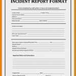 Incident Report Vorlage Erstaunlich Example Security Guard Report Writing or Beste Incident
