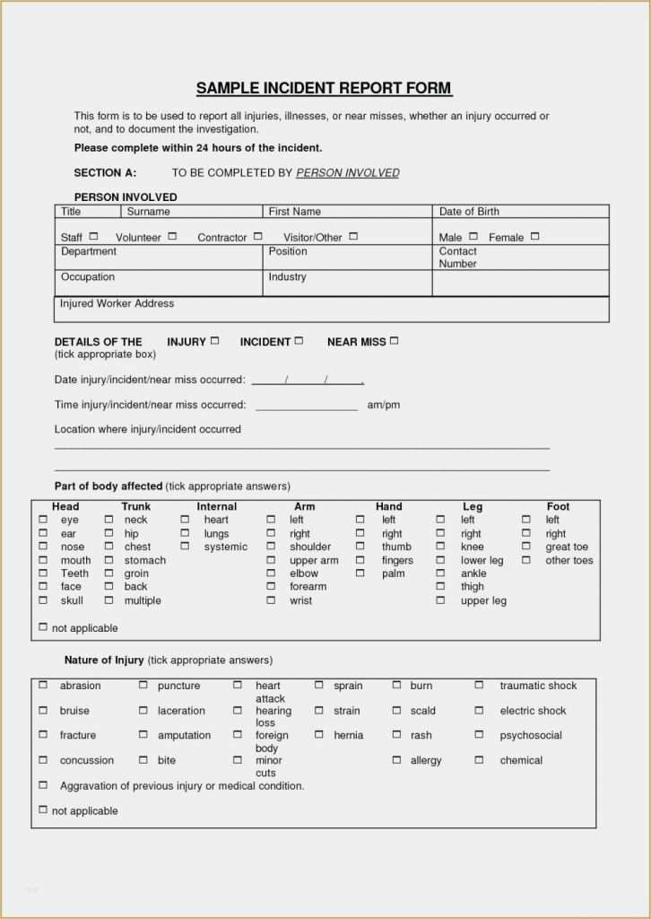 Incident Report Vorlage Großartig Preferred Near Miss Reporting Examples Ss25