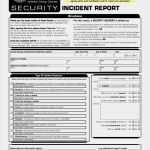 Incident Report Vorlage Inspiration Security Guard Incident Report Sample