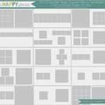 Indesign Collage Vorlage Gut 10 X 10 Instagram Square Album Vorlage Doppel 15 Von