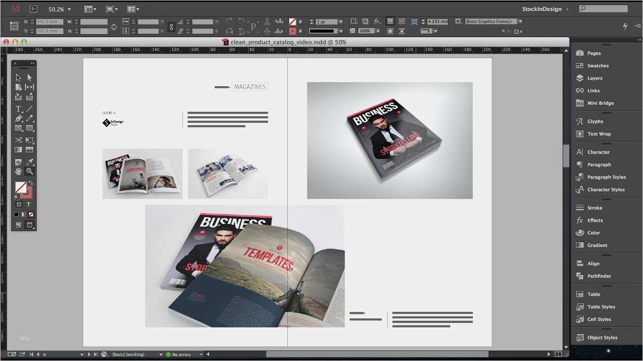 Indesign Katalog Vorlage Hübsch Clean Product Catalog for Adobe Indesign