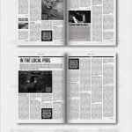 Indesign Raster Vorlage Luxus Indesign Modern Newspaper Magazine Template A4