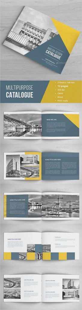 Indesign Vorlage Broschüre A5 Einzigartig Modern Architecture Brochure Template Indesign Indd
