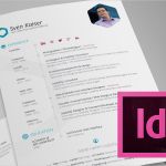 Indesign Vorlage Lebenslauf Erstaunlich Indesign Template Free Hexagon Vita Resume Cv