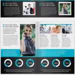 Indesign Vorlagen Broschüre Erstaunlich Blue Business Brochure A4 Indesign Template