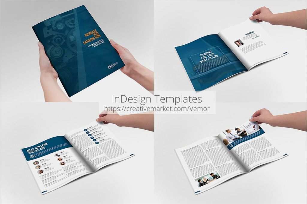 Indesign Vorlagen Broschüre Süß Business Annual Indesign Template Brochure Templates
