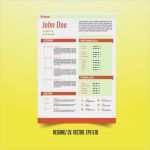 Infografik Lebenslauf Vorlage Erstaunlich Creative Lebenslauf Vorlage Mit Elementen Infografik