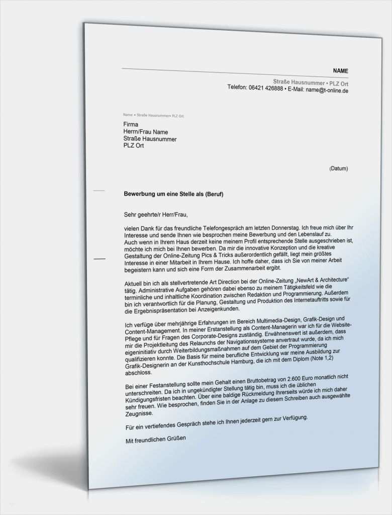 Initiativbewerbung Anschreiben Vorlage Cool Initiativbewerbung Anschreiben & Lebenslauf Zum Download