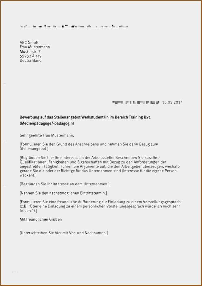 Initiativbewerbung Muster Vorlage Kostenlos Gut 7 Anschreiben Produktionshelfer Vorlagen123 Vorlagen123