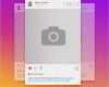 Instagram Bildbeschreibung Vorlage Luxus Instagram Kleurrijk Frame Vector