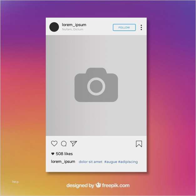 Instagram Vorlage Photoshop Bewundernswert Instagram Post Vorlage