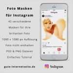 Instagram Vorlage Photoshop Erstaunlich Instagram Vorlagen Bilder Masken Für Brillante Foto