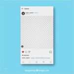 Instagram Vorlage Photoshop Großartig Instagram App Vorlage
