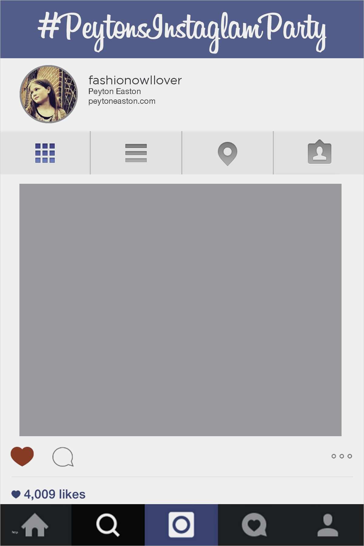 Instagram Vorlage Photoshop Schön Free Instagram Frame Party Template In Shop and