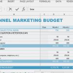 Intercompany Abstimmung Excel Vorlage Großartig Channel Marketing Bud Template for Excel