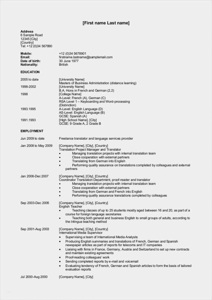 Internationaler Lebenslauf Vorlage Genial "resume" "curriculum Vitae" Oder Stinknormaler Lebenslauf