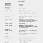 Interne Bewerbung Vorlage Word Gut Muster Lebenslauf Word Muster Lebenslauf Interne Bewerbung