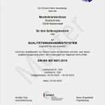 Interne Schulung Vorlage Erstaunlich Din En iso Musterzertifikat Diocert Gmbh Qm