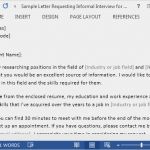 Interview Word Vorlage Beste Musterbrief Anfordern Informal Interview Für Word