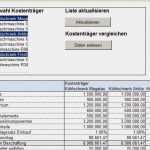 Investitionsrechnung Immobilien Excel Vorlage Erstaunlich Excel Vorlage Für Kostenrechnung Klr Mit
