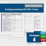 Iso 9001 Vorlagen Schönste Vorlagensammlung iso 9001 Praxis