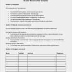 It Disaster Recovery Plan Vorlage Gut Disaster Recovery Plan Example