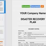 It Disaster Recovery Plan Vorlage Inspiration Disaster Recovery Plan Template Essential Cover