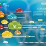 It Infrastruktur Konzept Vorlage Fabelhaft Cloud Puting Technologie Konnektivität Konzept