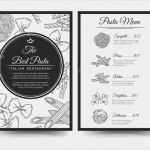 Italienische Speisekarte Vorlage Einzigartig Italienisches Restaurant Menü Vorlage — Stockvektor