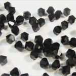 Jac Etiketten Vorlage Wunderbar 40 Jet 4mm Cristallo Swarovski Perle 5301 5328 Doppio Cono