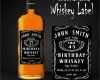 Jack Daniels Etikett Vorlage Beste Geburtstags Whiskey Etikett Personalisiertes