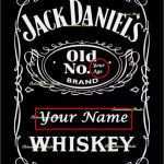 Jack Daniels Etikett Vorlage Cool Personalised Edible Icing Sheet Jack Daniels Door