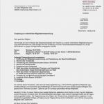 Jahresabschluss Verein Vorlage Best Of Einladung Zur ordentlichen Mitgliederversammlung