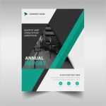 Jahresbericht Vorlage Bewundernswert Grüne Kreative Jahresbericht Buchabdeckung Vorlage