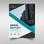 Jahresbericht Vorlage Wunderbar Blaue Kreative Jahresbericht Buchabdeckung Vorlage