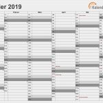 Jahresplaner 2019 Vorlage Schön Kalender 2019 Zum Ausdrucken Kostenlos