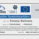 Jährliche Unterweisung Kranführer Vorlage Best Of Kranschein Angebot